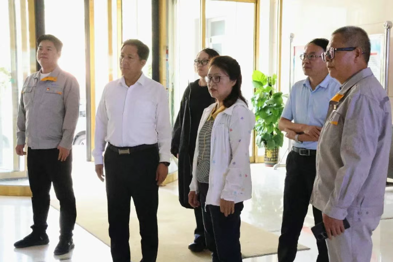 省州市委社会工作部一行光临公司党委参观调研